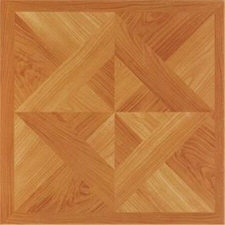 Powerplay Achim Importing NEXUS Classic Light Oak Diamond Parquet 12x12 in Self Adhesive Vinyl Floor Tile, N202 PO31975
